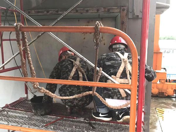閘門水封更換、改造施工